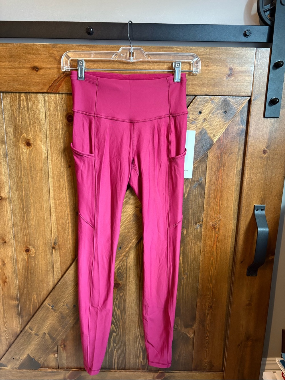 lululemon athletica Fast and Free High-Rise Pocket Leggings 28” - Magenta